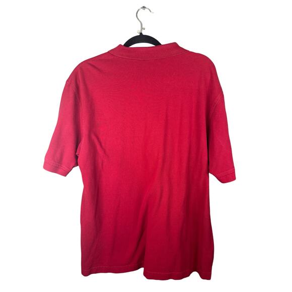 Antigua Men’s Georgia Collared Short Sleeve Button Up Red UGA Polo Size Medium - Picture 2 of 6